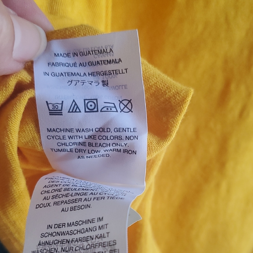 J. Crew Yellow Graphic Tee - Picture 6 of 6